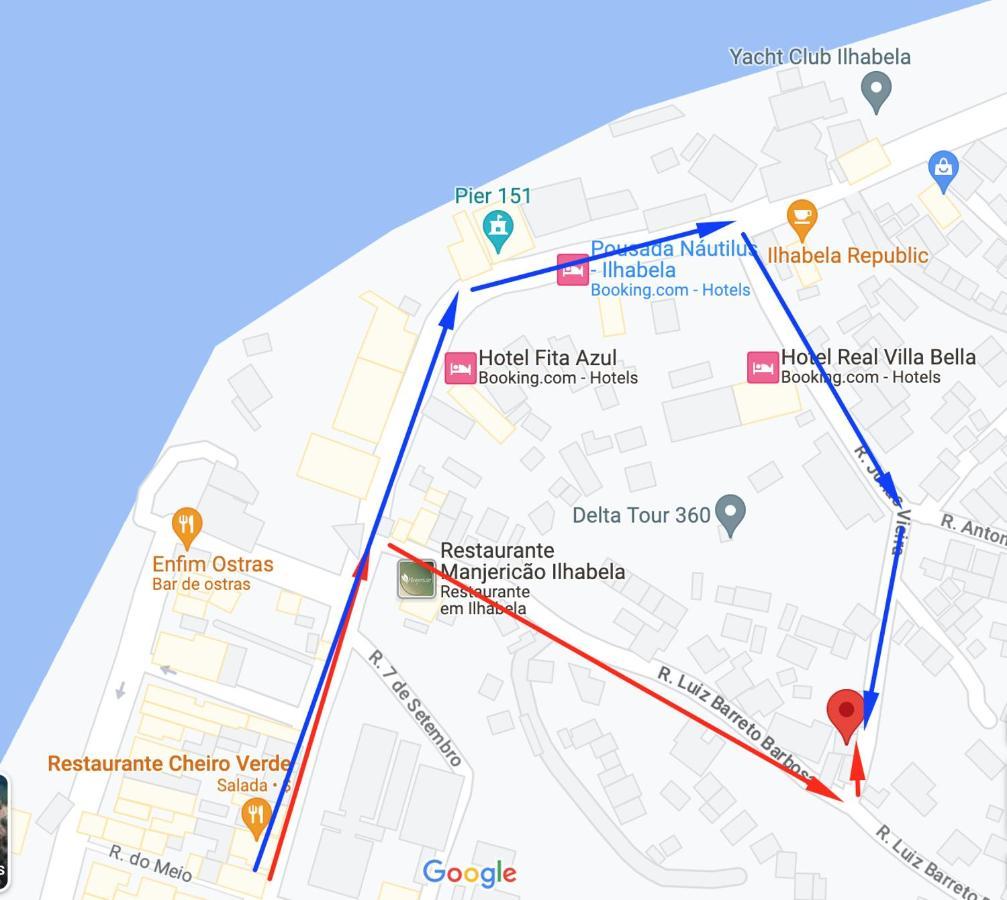 איליה-בלה Apartamento Charmoso Com Vista Para O Mar מראה חיצוני תמונה
